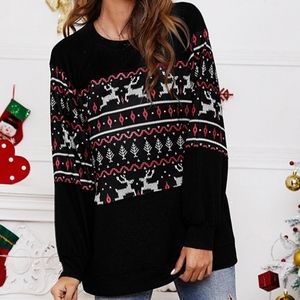 🆕️ PLUS Holiday Print Sweater